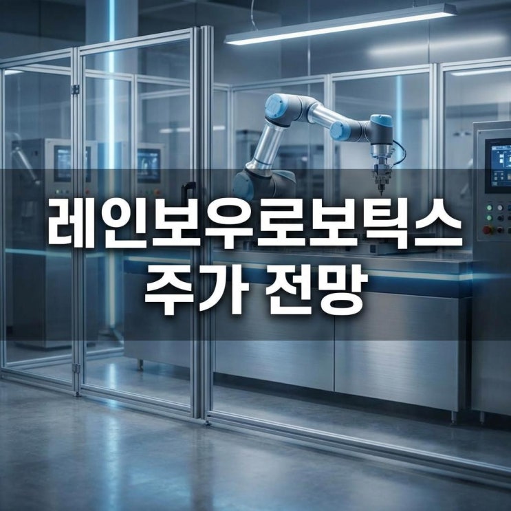  레인보우로보틱스 주가 전망 오늘 25% 폭등! 삼성 인수와 CJ대한통운 '피지컬 AI' 잭팟