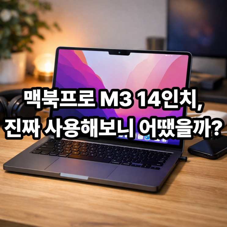   맥북프로 M3 14인치 사용후기｜직접 써본 솔직 리뷰