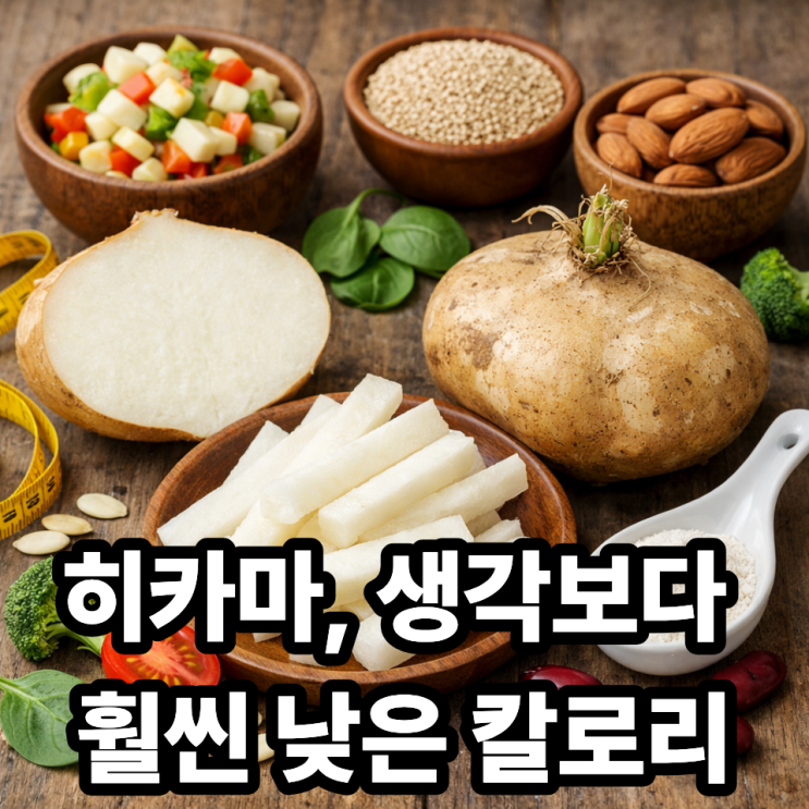   히카마 칼로리와 영양성분 한눈에 보기｜가볍게 먹기 좋은 이유
