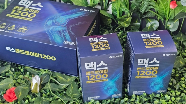  이찬원 콘드로이친 동아제약 맥스 콘드로이틴 1200 무릎 관절 연골 제품