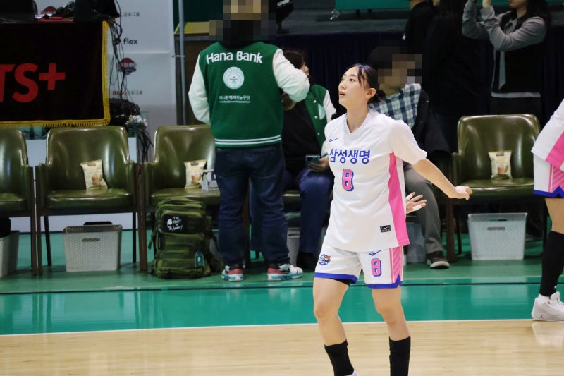 농구 코트로 복귀한 삼성생명 가드 이주연