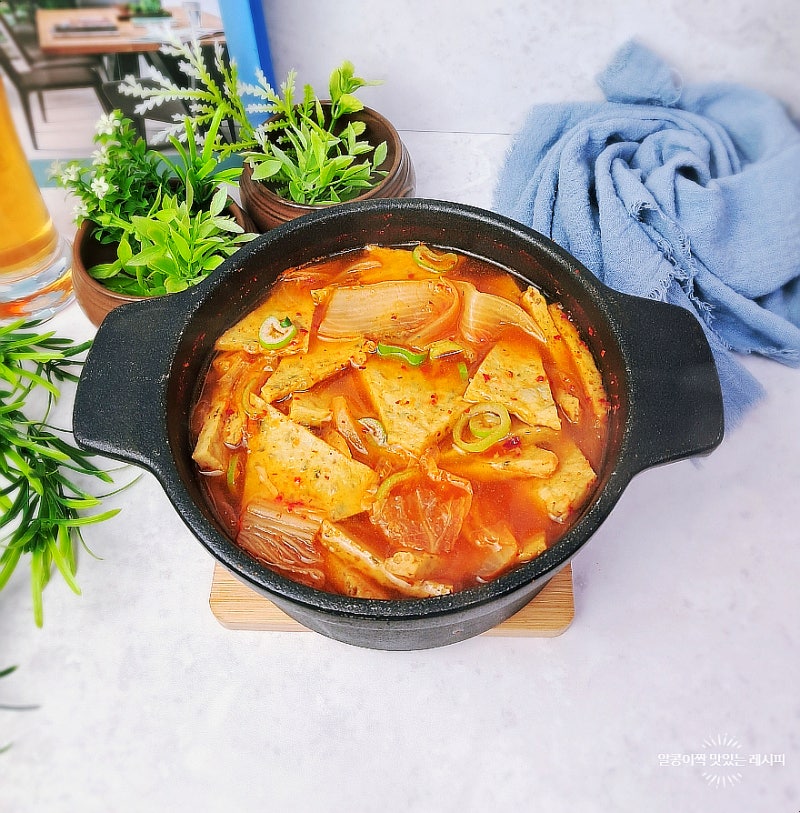 어묵 김치국 레시피 김치 어묵탕 오뎅탕 끓이는법
