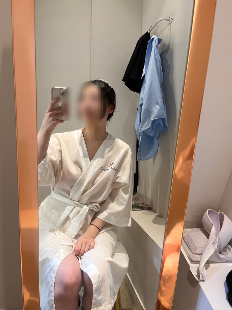  인천 라디앙뜨웨딩 인천결혼준비 웨딩토탈샵 탈의실
