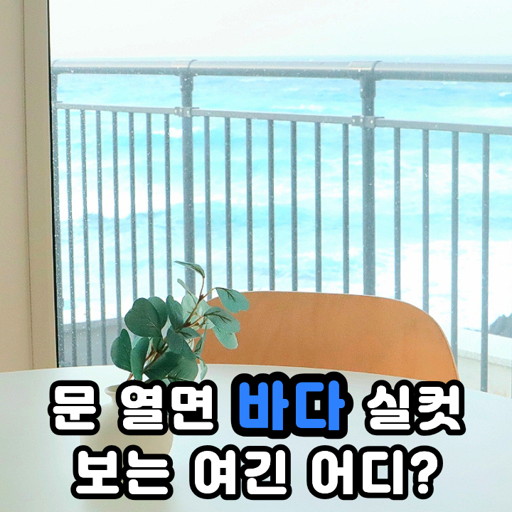  제주 오션뷰 펜션 블루모먼트 문 열면 바다 보이는 서쪽 숙소