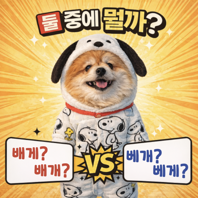 배개VS베개, 베개VS배게, 도대체 뭐가 맞는 말일까? 맞춰봐