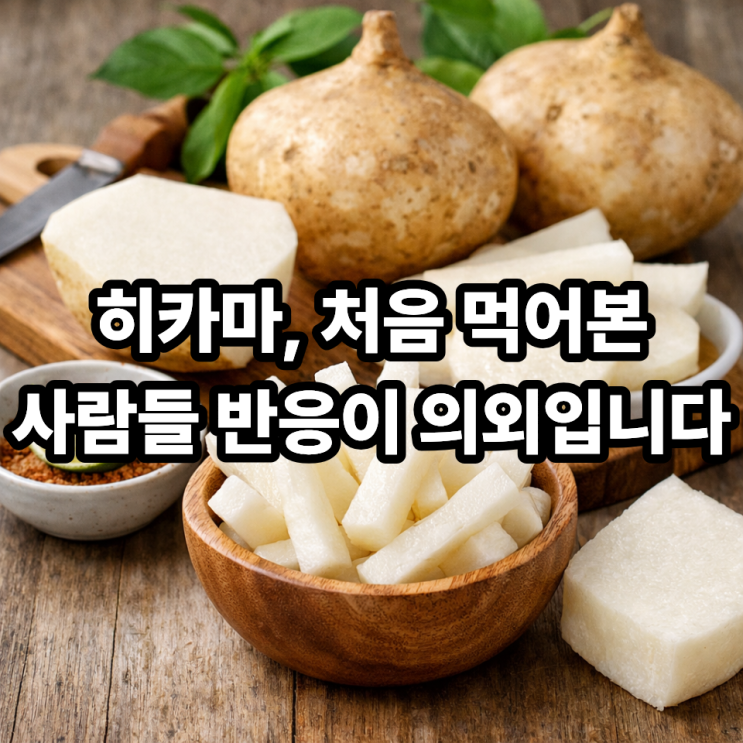  히카마 맛과 식감｜처음 먹는 사람 후기 한눈에 정리