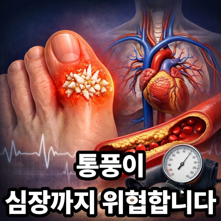  통풍과 심혈관 질환 위험 증가 이유, 요산 수치가 높아지면 생기는 일