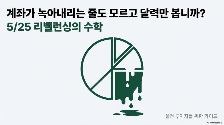  당신의 자산 배분이 실패하는 이유: '비중 20%'에 숨겨진 비밀
