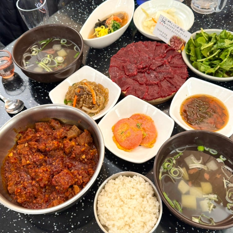  [대구] 덕일생고기 본점｜토요일 당일도축 뭉티기 동인동찜갈비 맛집