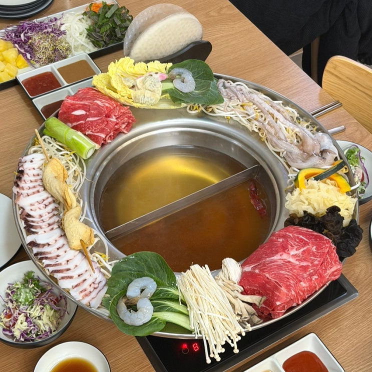  김해회식장소 외식명가 오립스ㅣ놀이방있는 샤브샤브 삼계맛집
