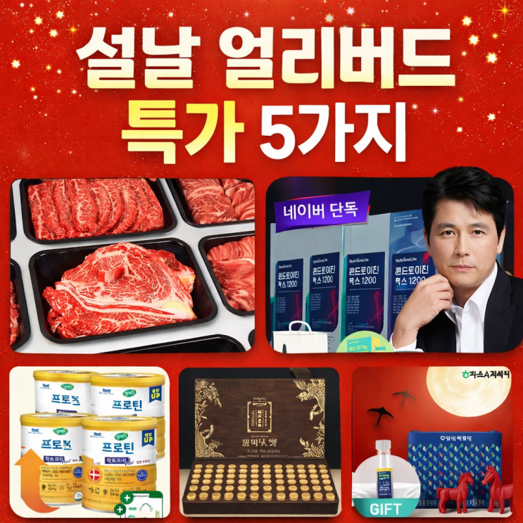  설날얼리버드 특가 제품 5가지 추천