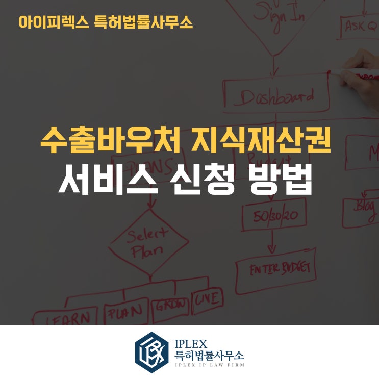  수출바우처에서 아이피렉스 특허법률사무소 서비스 신청 방법 [아이피렉스 특허법률사무소]