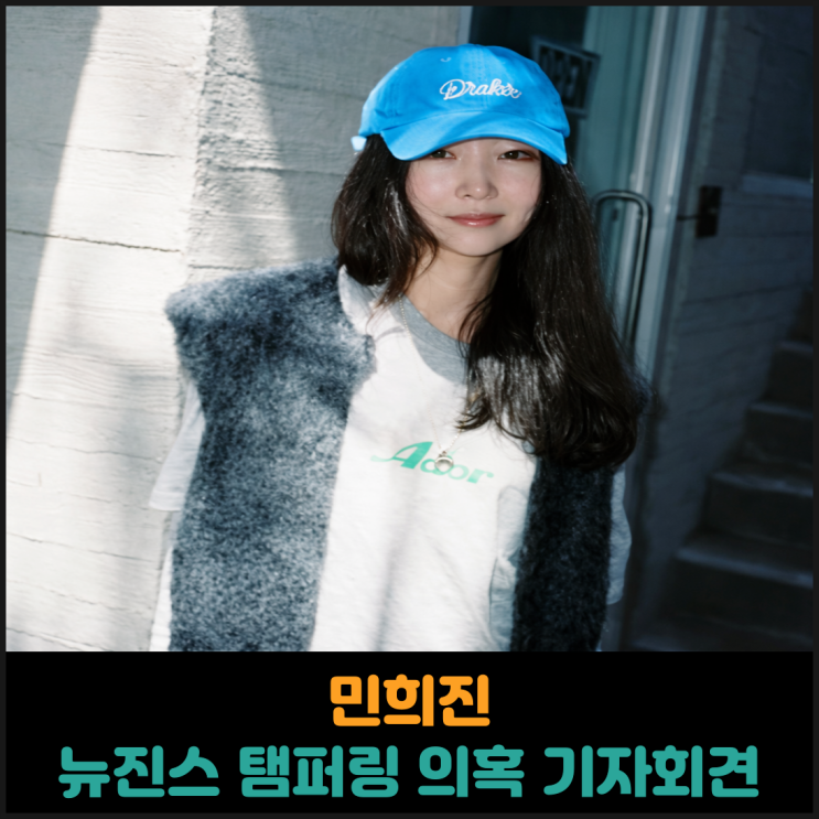  민희진 뉴진스 탬퍼링 의혹 기자회견