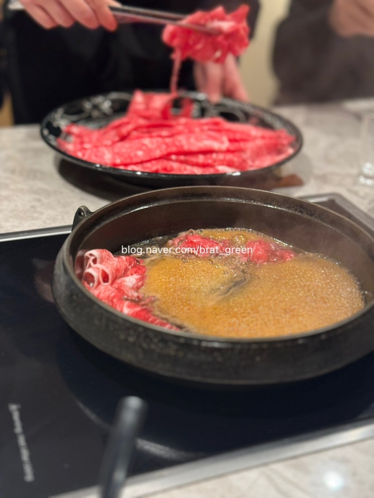  (내돈내산)카와베 스키야키 | 신사역 리버사이드 호텔 | 무한리필 | 중학생 고등학생 아들과 함께가야할 곳   | 룸가능