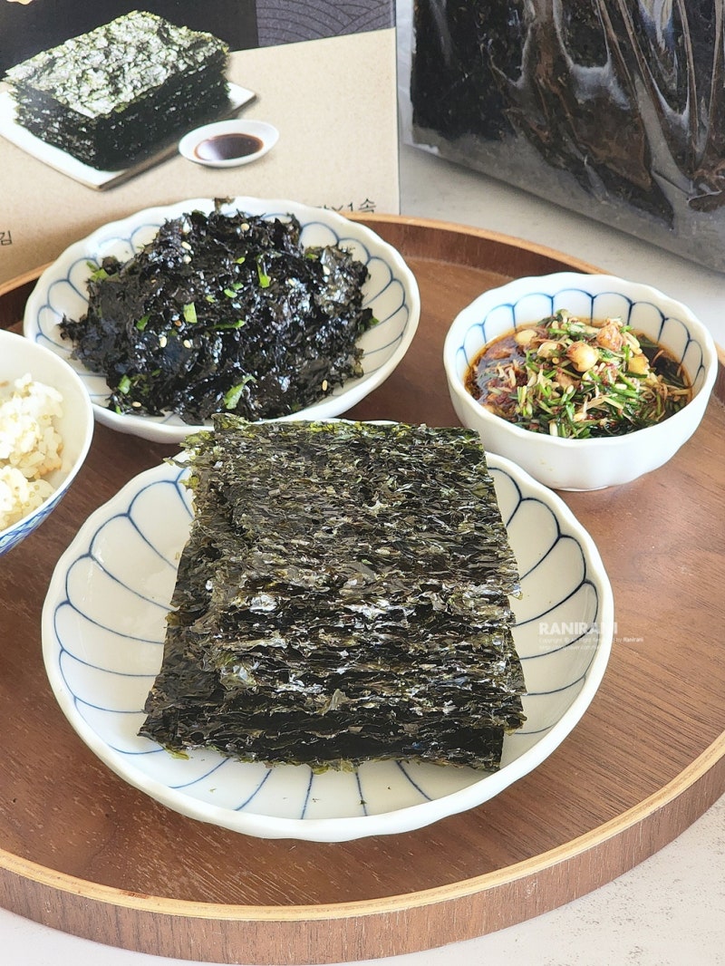 제철 진도 곱창김 맛있게 먹는법 굽는법 곱창김굽기