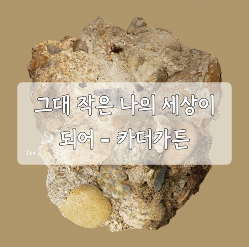 [그대 작은 나의 세상이 되어] 카더가든: 몽글몽글 피어나는 순간
