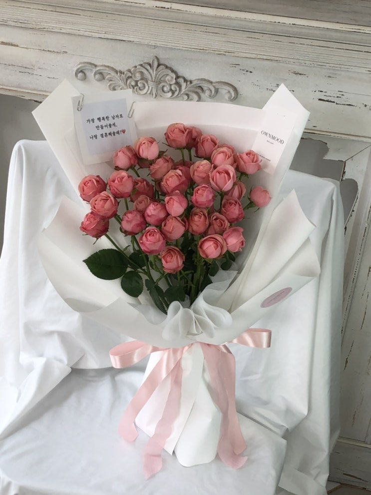  수원꽃집 수원프러포즈꽃다발 (수원장미꽃다발, 수원프러포즈꽃, 온무드플라워스튜디오)