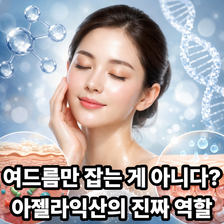  아젤라익산, 피부에 정확히 어떤 역할을 할까?  여드름부터 톤 개선까지 한 번에 이해하기