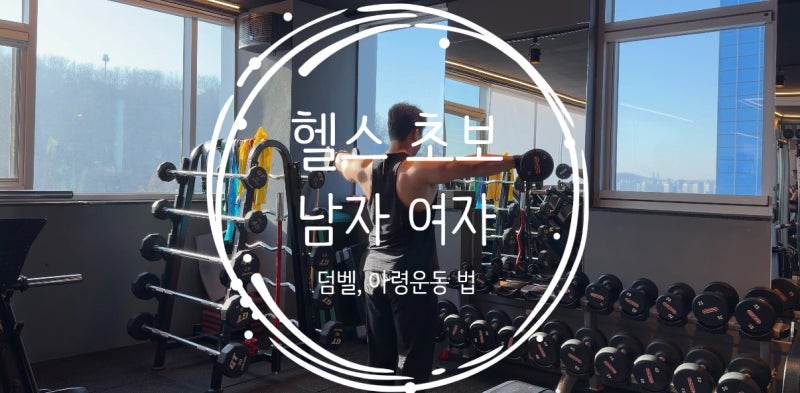 헬스장 필수템 남자 여자 아령운동, 초보자도 바로 따라하는 전신운동 루틴(덤벨 아령 팔운....