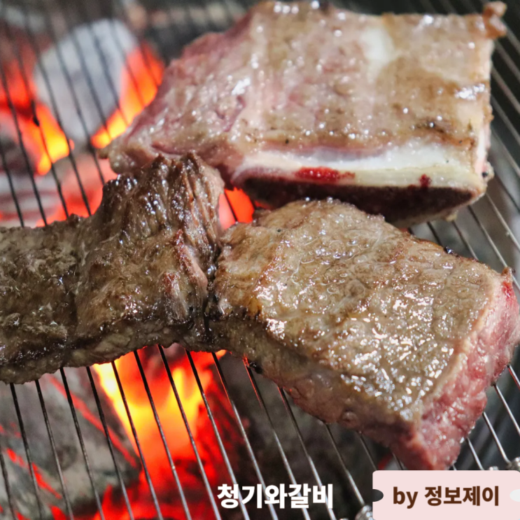  외국인도 사랑하는 단골 많은 홍대 소갈비 고기집 청기와갈비