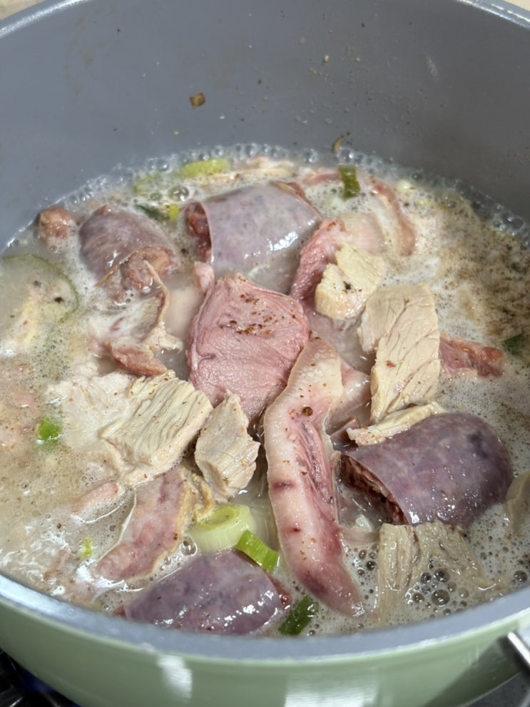  순대국밀키트 추천 해장으로 좋은 백암왕순대