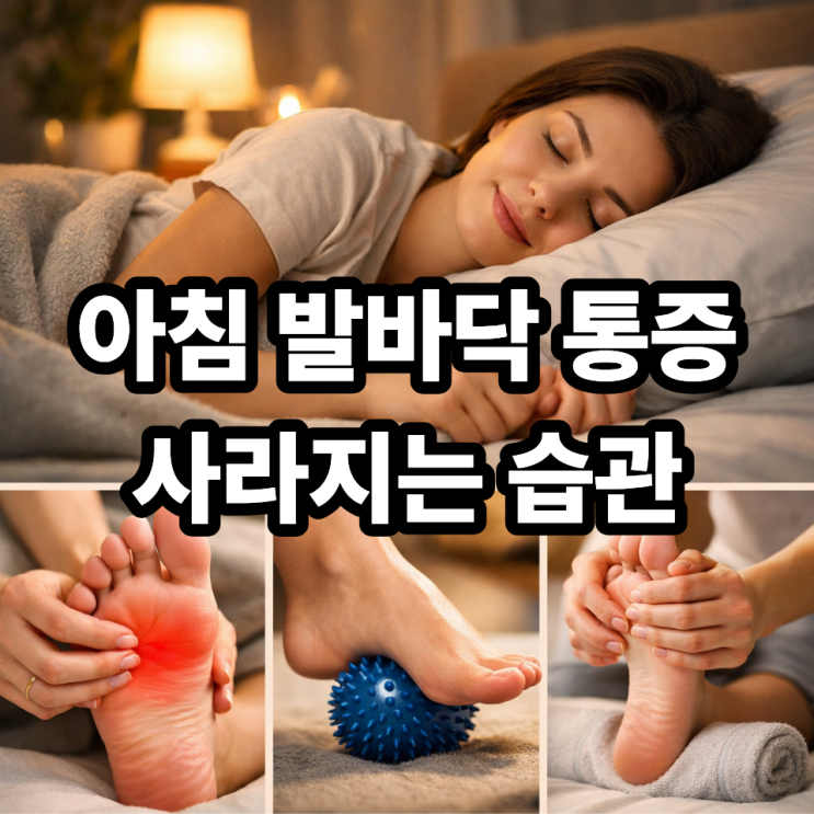   발바닥 통증 완화를 위한 수면 전 루틴｜자기 전 10분 투자로 아침 통증 줄이는 법