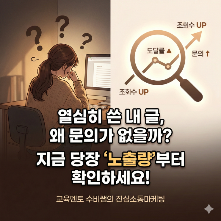  “열심히 말고, 제대로: 공부방 홍보의 방향을 바꾸는 숫자 읽기”