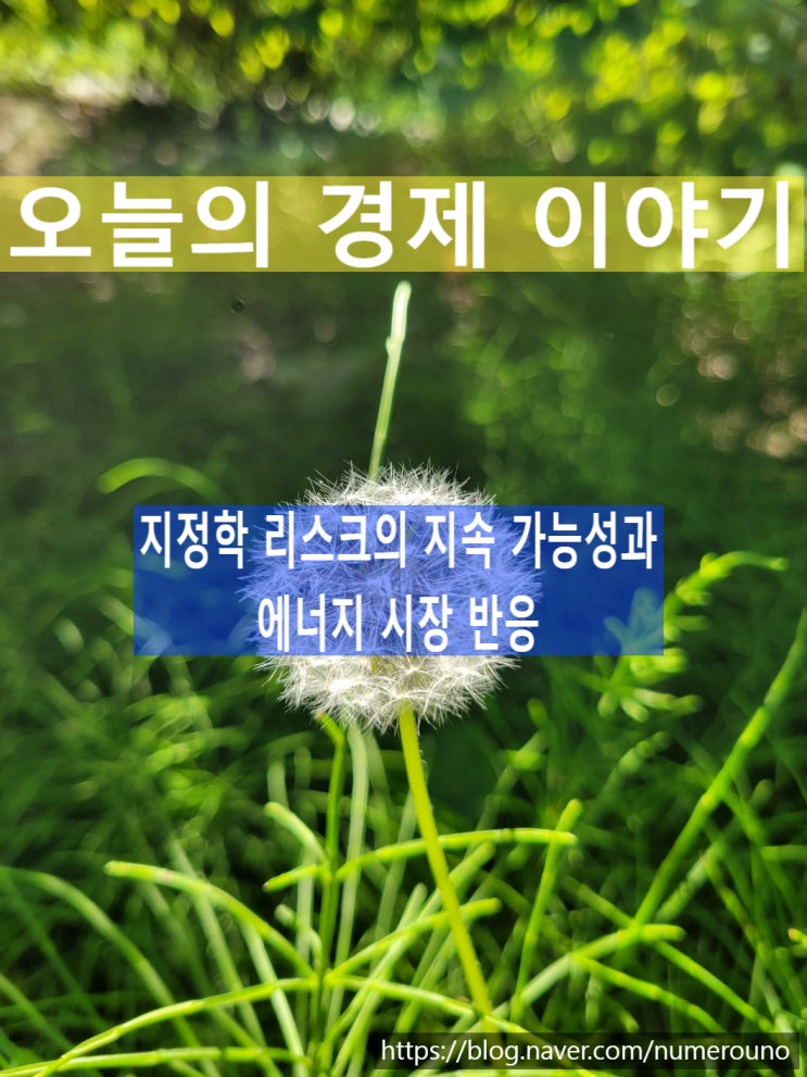  지정학 리스크의 지속 가능성과 에너지 시장 반응