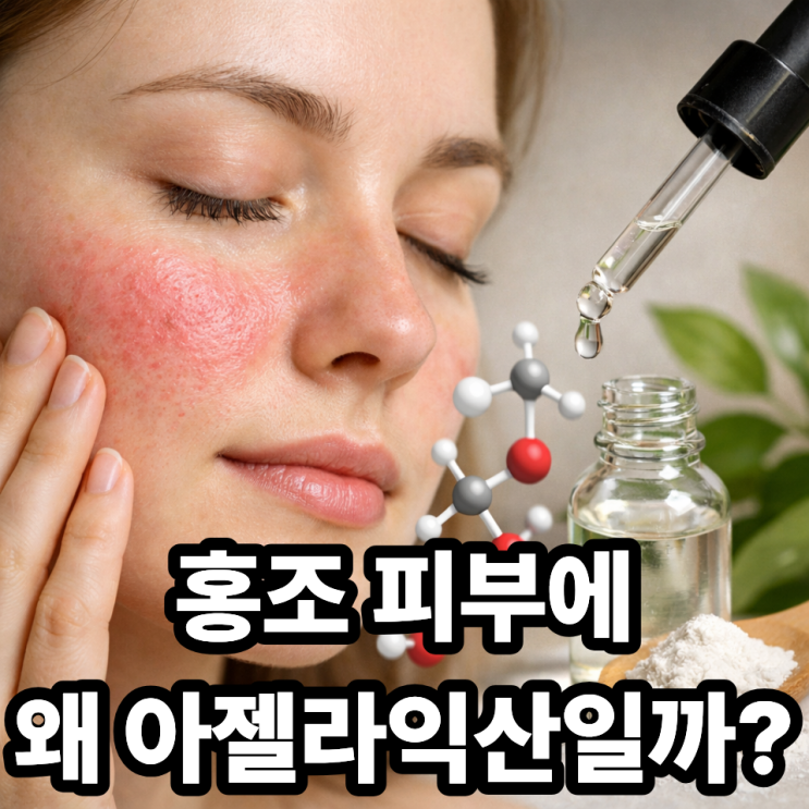  홍조 피부에 아젤라익산이 추천되는 이유｜붉은기 진정 성분 가이드