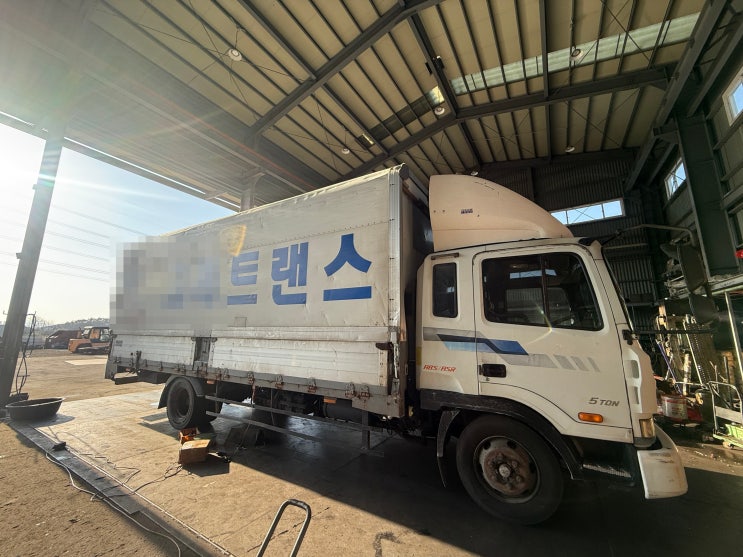  [특장차] 이삿짐센터 윙바디 개폐 고장 수리 울산/경주/포항/대구