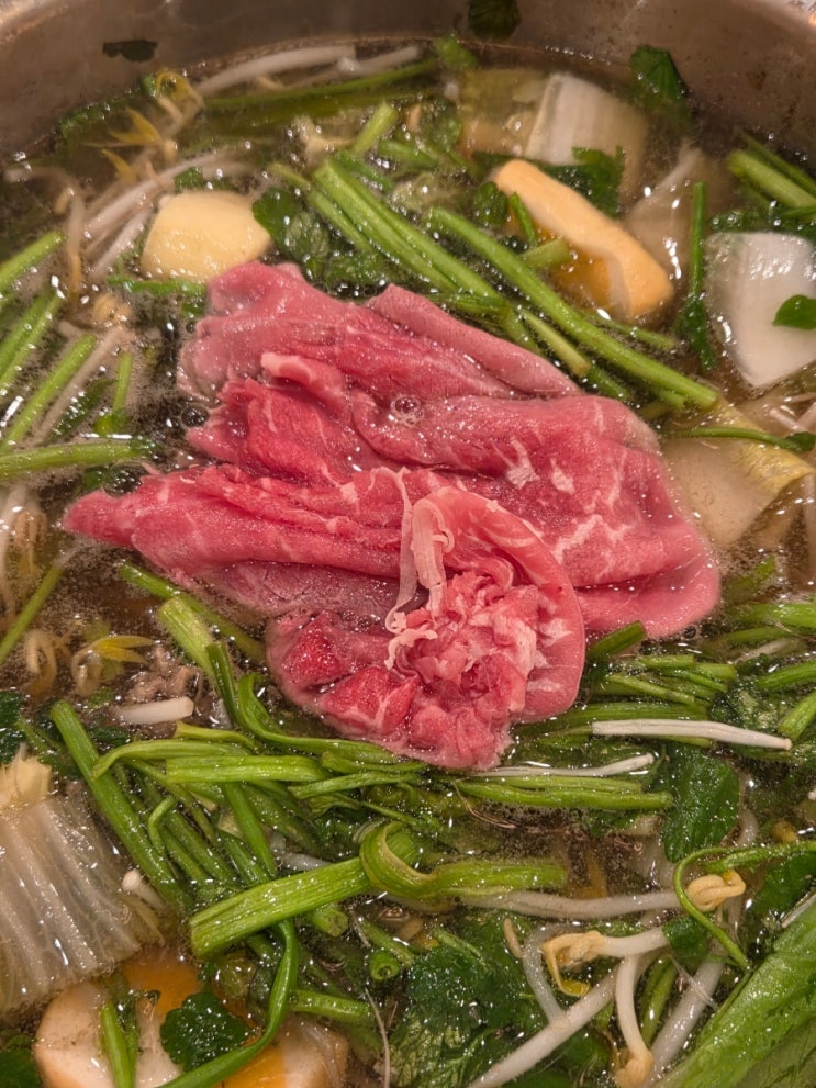  광교 아브뉴프랑 맛집 n번째 방문 광교샤브샤브 335키친