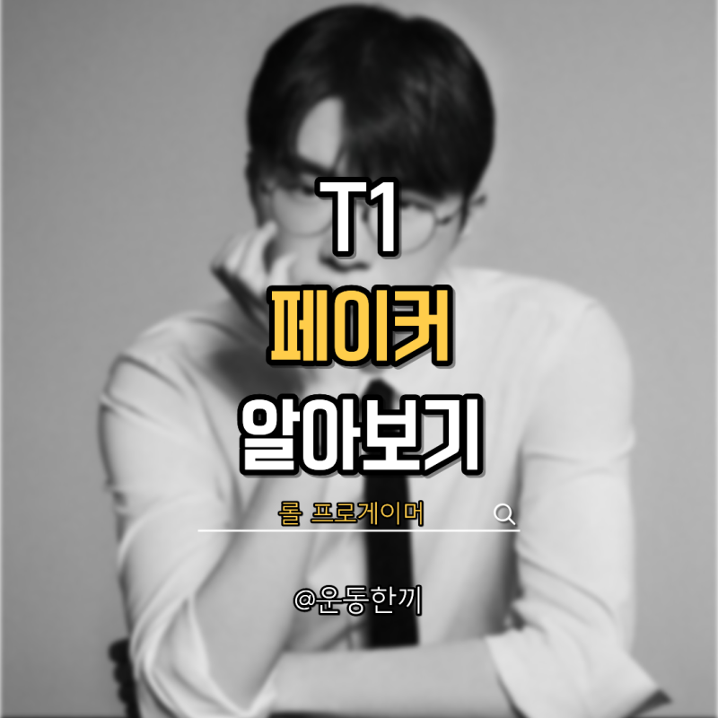 페이커 프로필 나무위키 대상혁 커리어 롤 T1 프로게이머