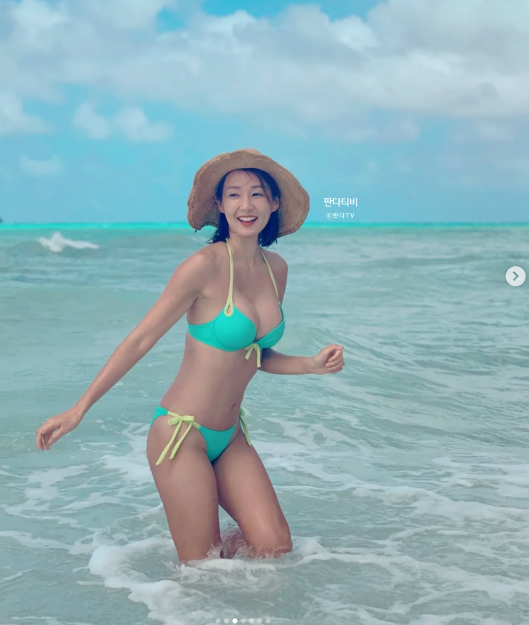  오정연 비키니 근황, 아나운서 맞아? 군살 실종 몸매.jpg