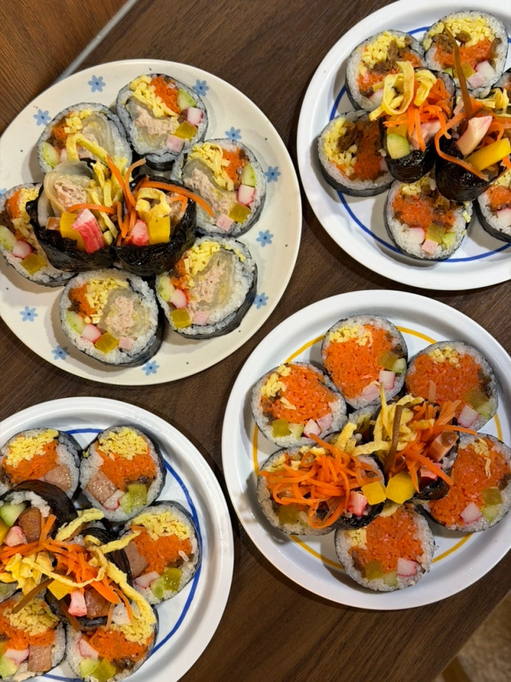  부천 김밥 신중동 직장인 점심 혼밥 하기 좋은 김밥상점