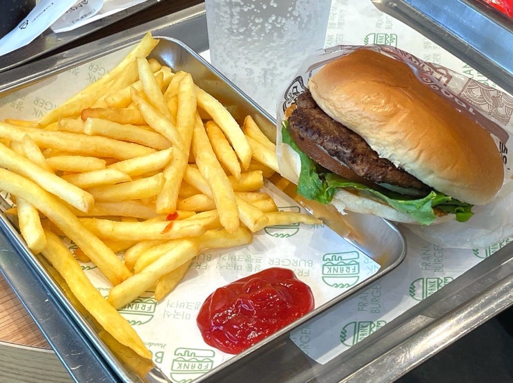  [신당 맛집] 감자튀김 맛집 프랭크버거 100%한우버거