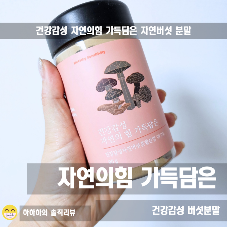  건강감성 8종버섯분말로 흑백요리사 황태국보다 간단히 깊은맛내기