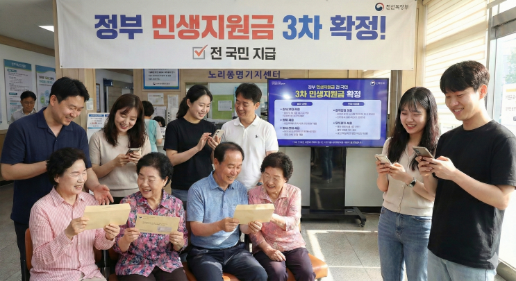 정부 민생지원금 3차 확정