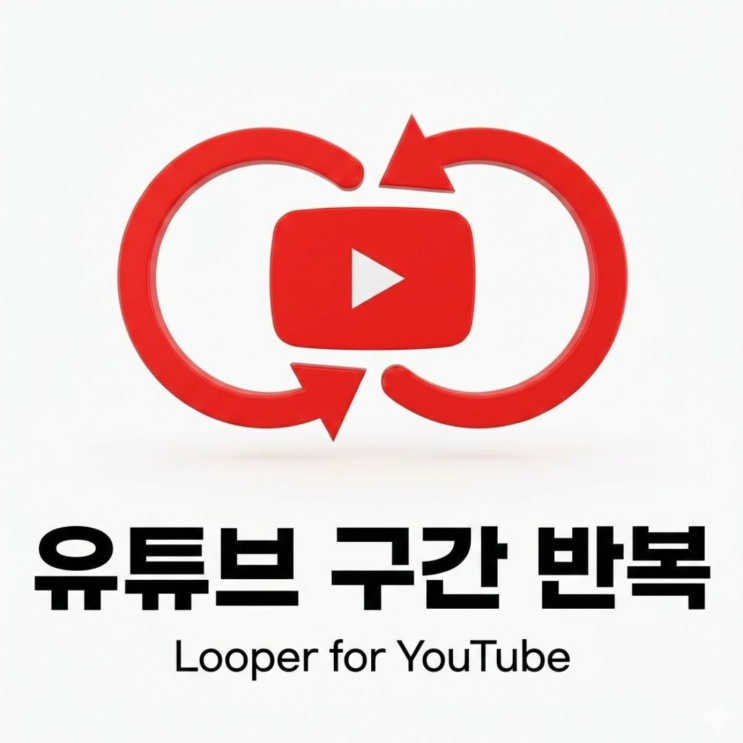  유튜브 구간 반복 방법, Looper for YouTube로 한 번에 해결