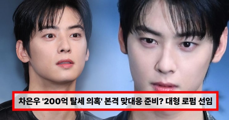  차은우 200억 탈세 의혹 ‘실형 가능성’까지…국내 3대 로펌 ‘세종’ 선임한 진짜 이유