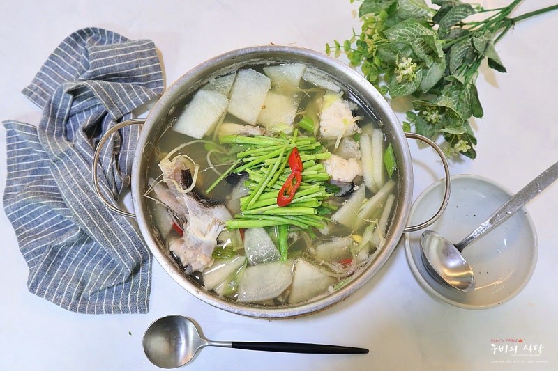 아구탕 끓이는법 레시피 아구 지리탕 끓이기 아귀탕 끓이는법