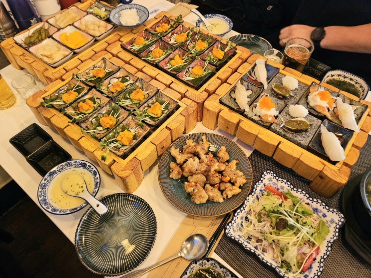  제주 연동 일식 우니 맛집 장똘뱅이오마카세 제주공항점