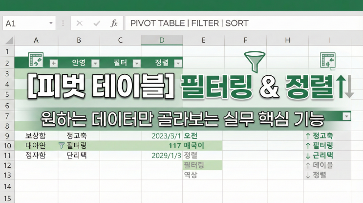  [엑셀 조건부 서식] 상위/하위 값 강조 - 실적이 눈에 띄게 보이도록 시각화하기