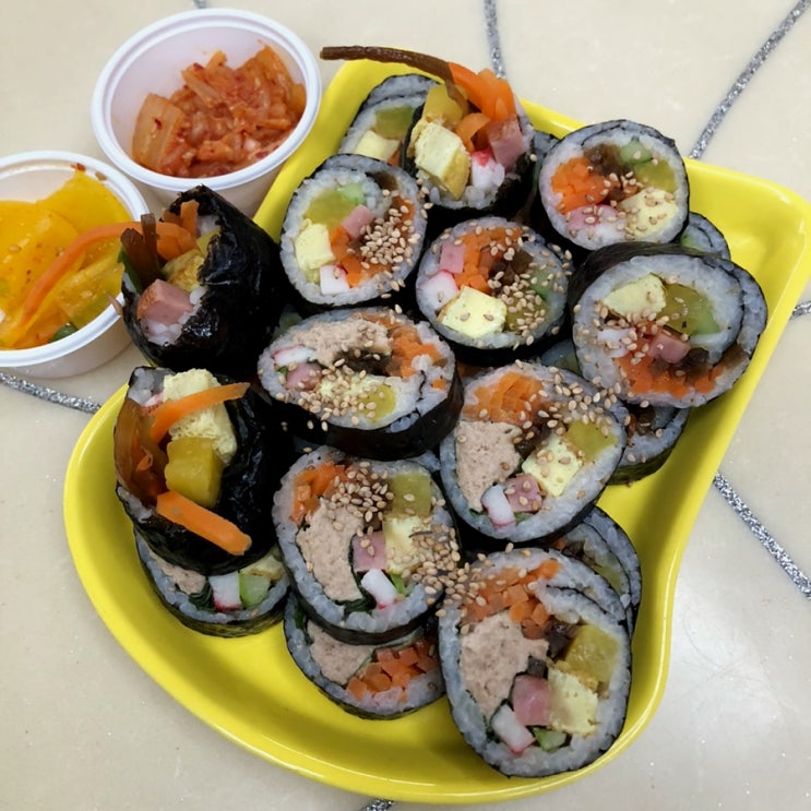  송도 김밥 맛집 송도김밥 배달 단골집