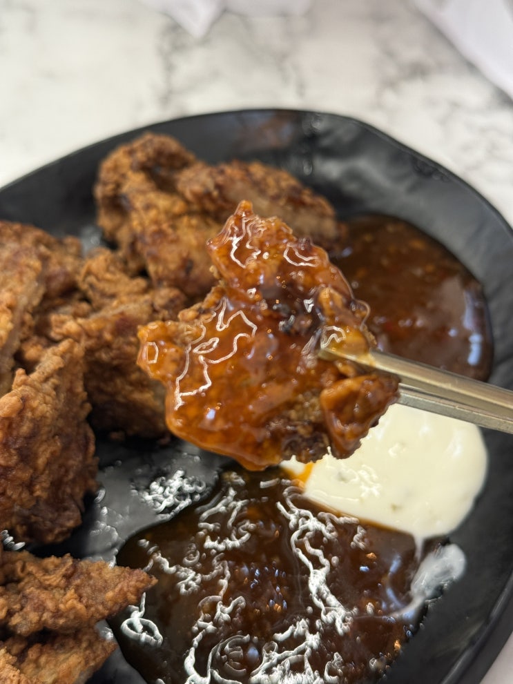  [해운대시장 맛집] 88어장 소보로 돼지갈비 후라이드 해운대 칼국수 꼬지 후기