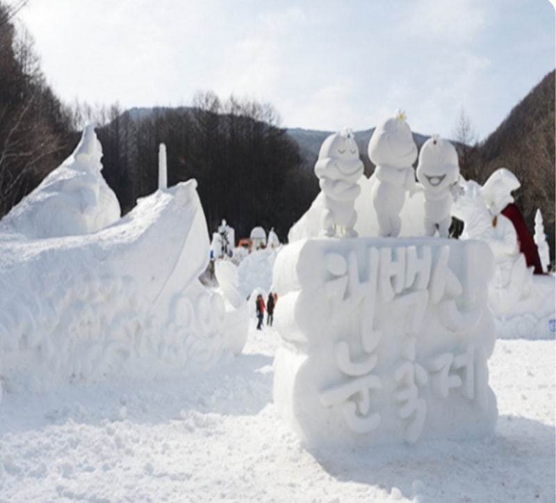 [강원도] 태백눈꽃축제 (Taebaeksan Snow Festival / 태백산 눈축제)