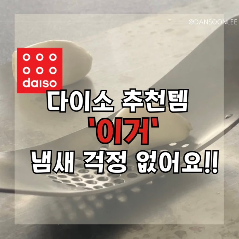 다이소꿀템 2천원 주방용품 칼질 없이 마늘 다지기