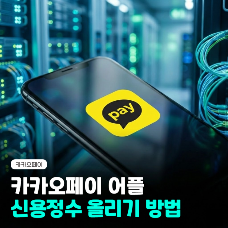  신용점수 카카오페이 어플 내에서 올리기 방법 조회