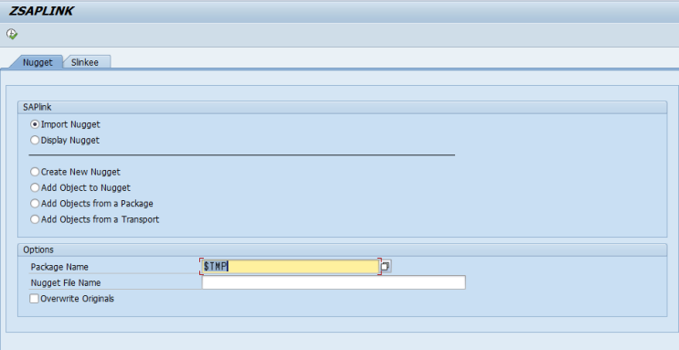  SAP ABAP - SAP Link 사용하기