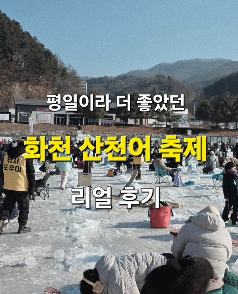 [2026 화천 산천어 축제] 평일 방문 후기: 예약 방법, 준비물, 명당 팁까지 완벽 정리!
