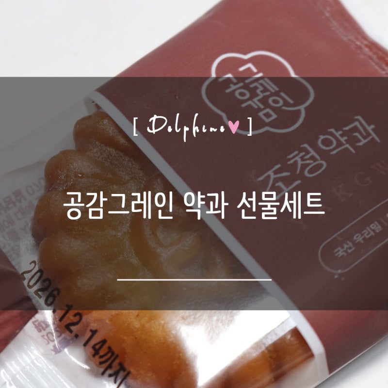 노빠꾸탁재훈 신정환약과 공감그레인 약과 선물세트